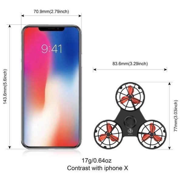 Hand Flying Spinning Top Autism Anxiety Stress Release Toy Great Funny Gift Toys For Children - Image 2