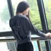 Mermaid Curve Back Hollow Out Women Running Hoodies T-Shirt Outdoor Fitness Sports Coat Loose Breathable Mesh Yoga Shirt