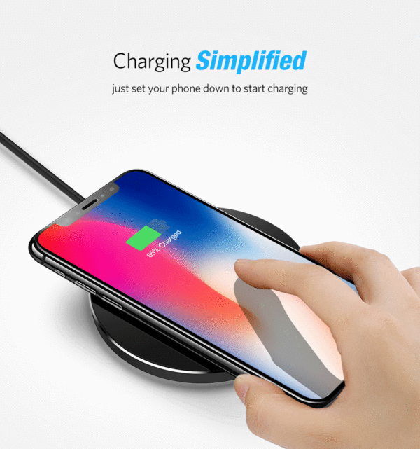 Wireless Charger for iPhone X 8 Plus 10W Wireless Charging for Samsung Galaxy S8 S9 S7 Edge Qi USB Wireless Charger Pad - Image 7