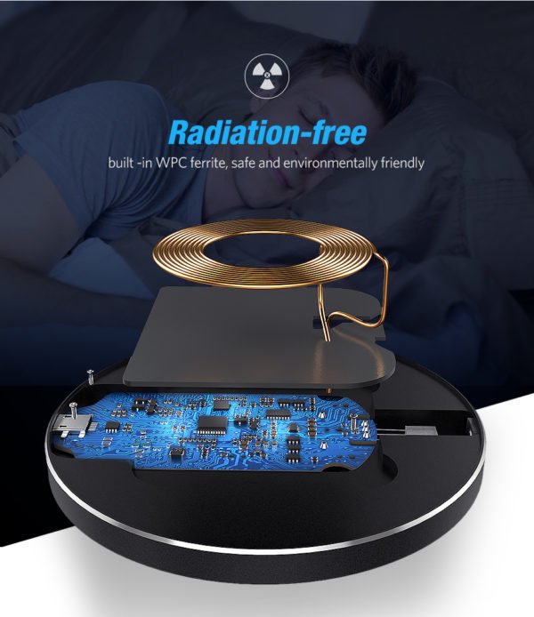 Wireless Charger for iPhone X 8 Plus 10W Wireless Charging for Samsung Galaxy S8 S9 S7 Edge Qi USB Wireless Charger Pad - Image 2